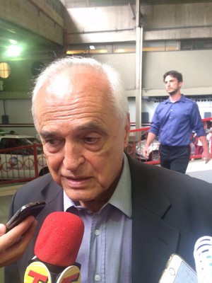 Leco presidente do São Paulo (Foto: Marcelo Prado / GloboEsporte.com)