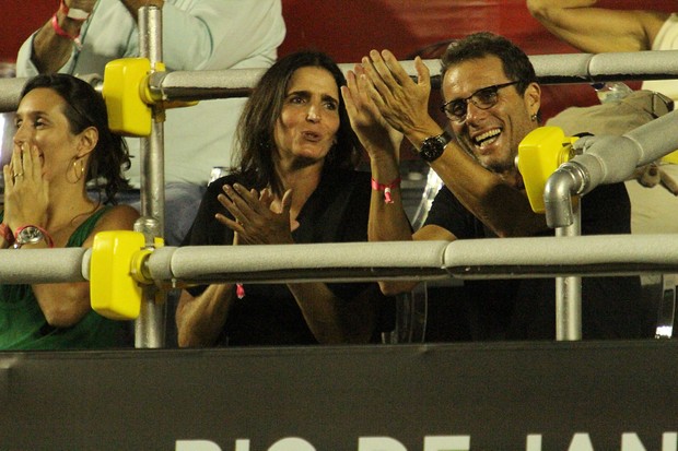 Tony Belloto e Malu Mader nas semi finais do Rio Open (Foto: AGi9/PHOTO RIO NEWS)