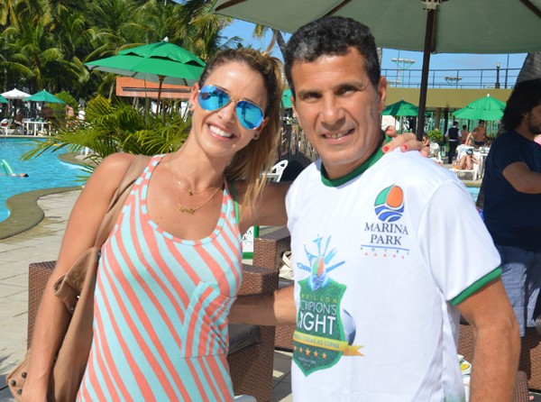 Dani Bananinha posa com Eri Johnson (Foto: Fred Pontes/Divulgação) Dani Bananinha posa com Eri Johnson (Foto: Fred Pontes/Divulgação)