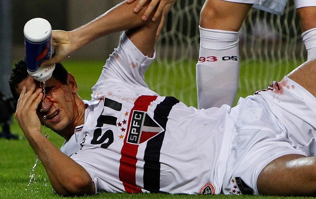 paulo henrique ganso são paulo contusão kashima antlers copa suruga (Foto: Agência Reuters)