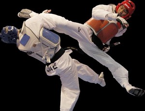 Nocaute taekwondo (Foto: Reprodução/TV)