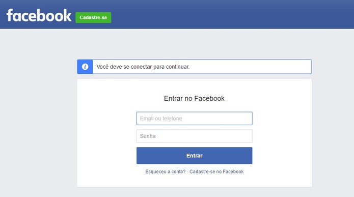 Coloque o Login e senha para entrar no Facebook (Foto: Reprodução/Camila Peres) (Foto: Coloque o Login e senha para entrar no Facebook (Foto: Reprodução/Camila Peres)) Coloque o Login e senha para entrar no Facebook (Foto: Reprodução/Camila Peres) (Foto: Coloque o Login e senha para entrar no Facebook (Foto: Reprodução/Camila Peres))