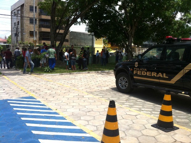Polícia Federal foi acionada (Foto: Ana Graziela Maia/G1 AM)