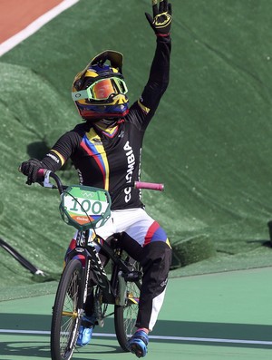 Mariana Pajon, Colômbia, ciclismo BMX (Foto: Reuters)
