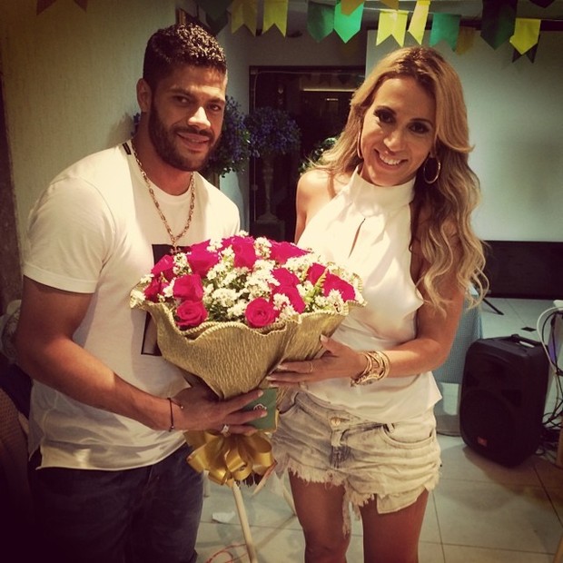 Hulk com a mulher (Foto: Instagram / Reprodução)