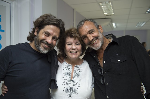 Pedro Vasconcelos, Elizabeth Jhin e Rogério Gomes (Foto: Estevam Avellar/TV Globo )