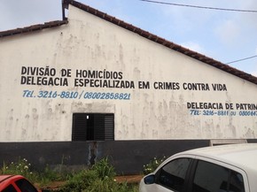 Delegacia de Homicídios, em Porto Velho (Foto: Ana Kézia Gomes)