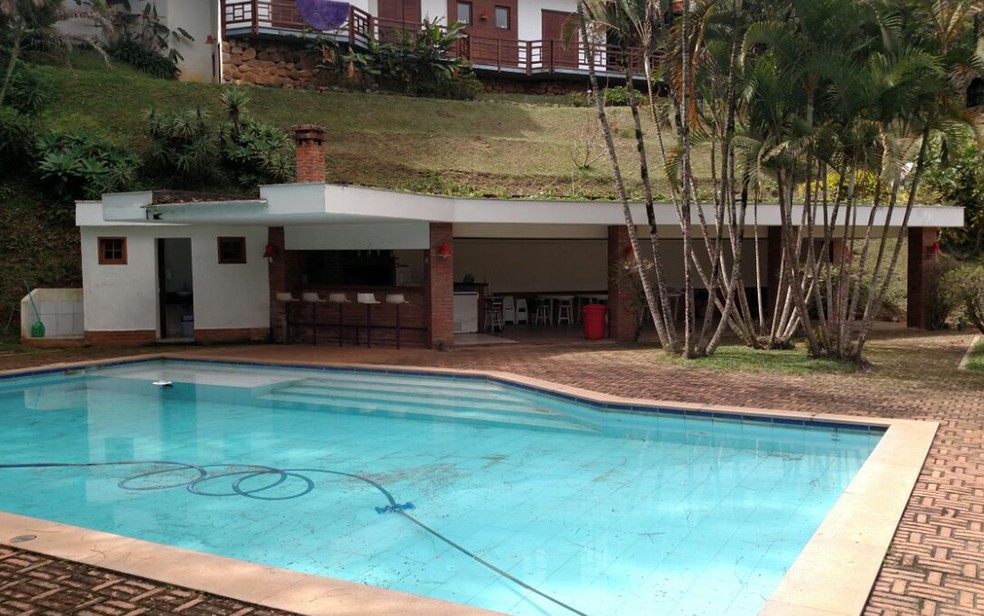 Casa em Teresópolis onde um dos suspeitos foi preso (Foto: Divulgação/Polícia Civil do Rio de Janeiro)