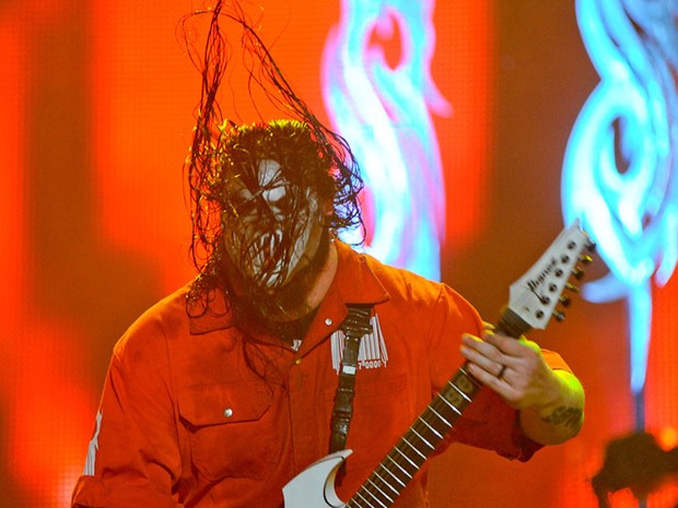 Slipknot tocou sucessos como 'Wait and Bleed' e 'Eyeless' (Foto: Flávio Moraes/G1)