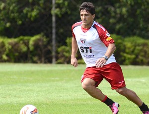 Aloísio no treino do São Paulo (Foto: Ag. Estado)