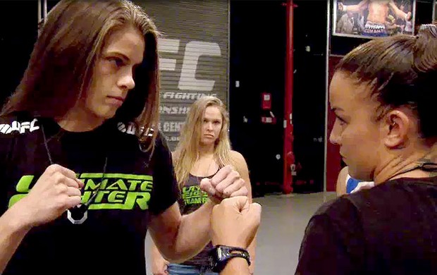 FRAME próxima luta TUF Ronda Rousey e Miesha Tate (Foto: Reprodução)