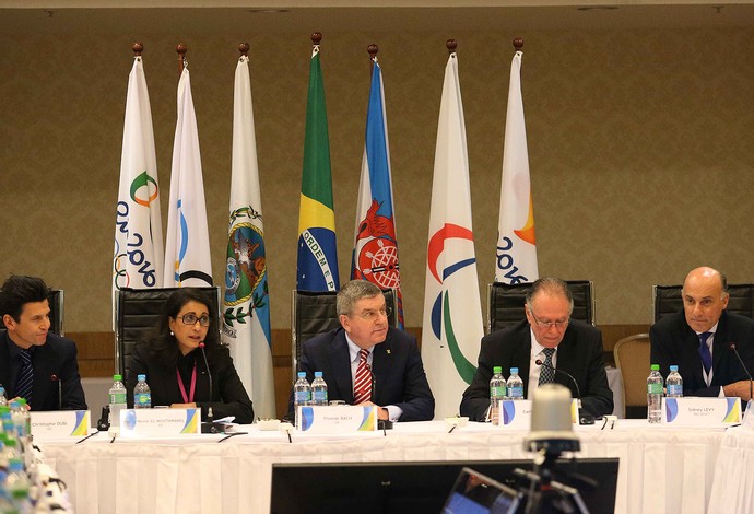 Reunião do COI Eduardo Paes Rio 2016 (Foto: Beth Santos)