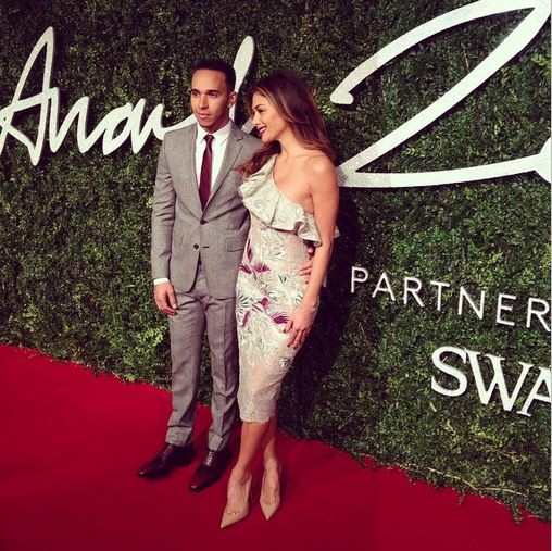 Lewis Hamilton e Nicole Scherzinger (Foto: Reprodução do Instagram)