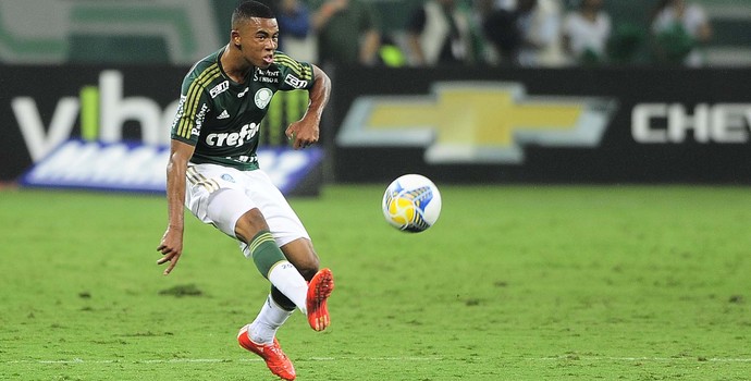 Gabriel Jesus Palmeiras x Bragantino (Foto: Marcos Ribolli)