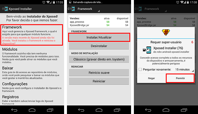 Instale a framework Xposed (Foto: Reprodução/Paulo Alves)