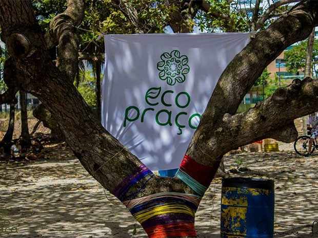 O Eco Praça promove a utilização, ocupação e revitalização das praças públicas (Foto: Rayanne Fonseca)