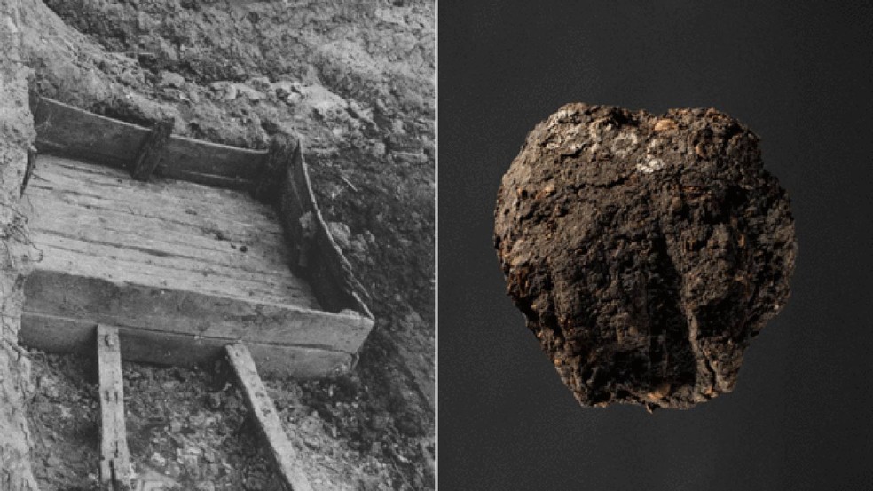 As fezes foram encontradas durante escavações arqueológicas em uma latrina, em 1937 (Foto: Nordjyllands Historiske Museum/Moesgaard Museum)