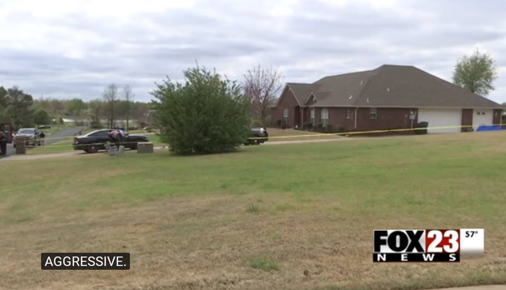 Tiroteio ocorreu em Broken Arrow, no estado de Oklahoma (EUA) (Foto: Reprodução/YouTube/FOX23 News Tulsa)