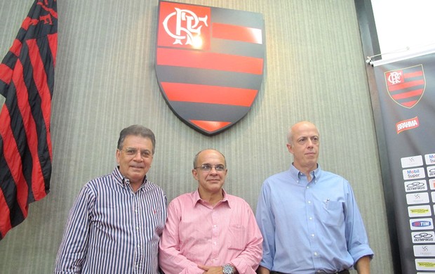 paulo pelaipe, eduardo bandeira de mello e wallim vasconcellos (Foto: Janir Junior / Globoesporte.com)