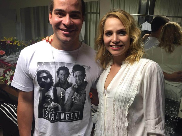 Thiago Martins e Letícia Colin em estreia de peça em Niterói, no Rio (Foto: Divulgação)