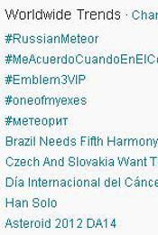 Trending Topics no Mundo às 17h18 (Foto: Reprodução)