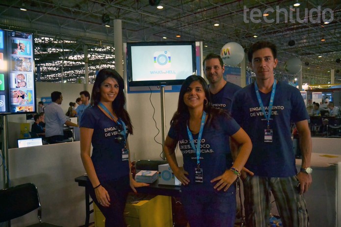 A equipe da What The Hell quer mudar a forma de interagir nas redes sociais (Foto: TechTudo/Melissa Cruz) (Foto: TechTudo/Melissa Cruz) A equipe da What The Hell quer mudar a forma de interagir nas redes sociais (Foto: TechTudo/Melissa Cruz) (Foto: TechTudo/Melissa Cruz)
