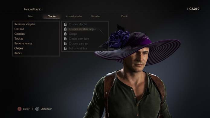 Adicione itens aos personagens de Uncharted 4 (Foto: Reprodução/Murilo Molina)