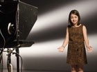 Klara Castanho grava campanha (TV Globo)