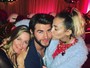 Miley Cyrus posa em foto fofa com namorado, Liam Hemsworth 