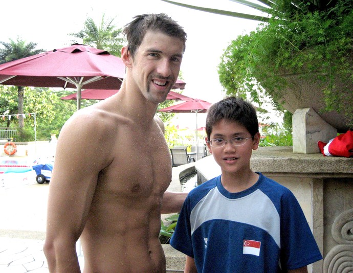 Schooling e Phelps (Foto: Agência Reuters)