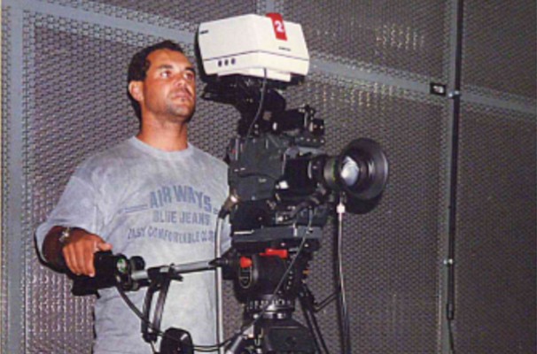 Pedro Brant é do primeiro time de funcionários da TV Rio Sul (Foto: Pedro Brant/ Arquivo Pessoal)