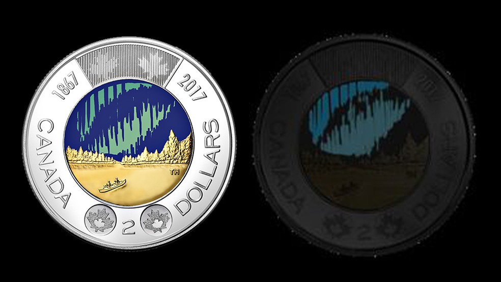  A nova (e brilhante) moeda canadense (Foto: Divulgação)