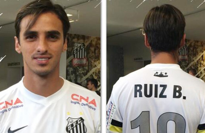 bryan ruiz costa rica camisa santos (Foto: Reprodução)