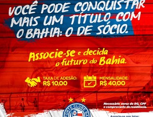 Socio torcedor Bahia (Foto: Divulgação / EC Bahia)