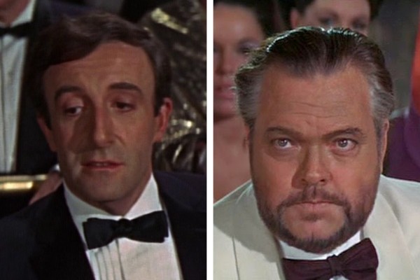 Peter Sellers e Orson Welles em ‘007 Contra o Casino Royale’ (1967) (Foto: Reprodução)