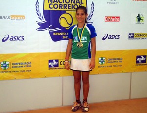 Tenista Eduarda Ferreira conquista etapa de Manaus do Circuito Nacional dos Correios (Foto: Assessoria/Divulgação)