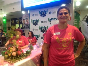 Nilceia Mato participou do desfile em Palmas: "me senti valorizada" (Foto: Jesana de Jesus/G1)