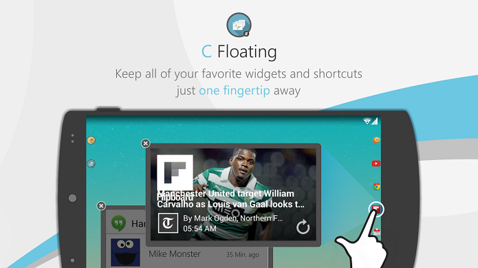 C Floating é um aplicativo gratuito de janelas para o Android (Foto: Divulgação)