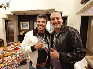 Evandro Mesquista e Alexandre Borges (Foto: Raphael Dias/TV Globo)