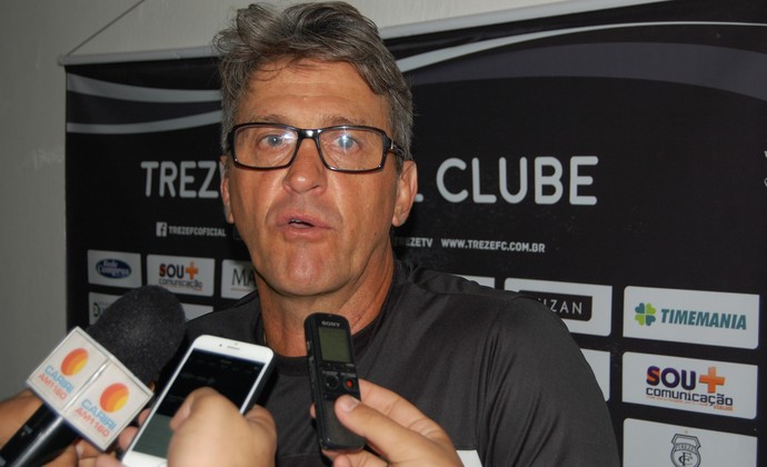 Leocir Dall'Astra, técnico do Treze (Foto: Silas Batista / GloboEsporte.com) Leocir Dall'Astra, técnico do Treze (Foto: Silas Batista / GloboEsporte.com)