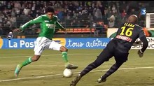 Brandão perde dois gols feitos, mas Saint-Etienne se classifica (Reprodução / Youtube)
