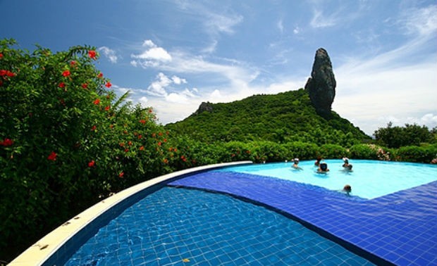 VISTA DA POUSADA ZÉ MARIA, EM FERNANDO DE NORONHA (Foto: divulgação)