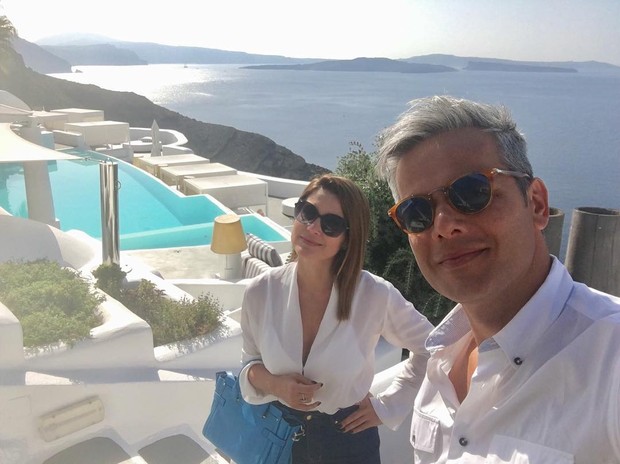 Flávia Alessandra e Otaviano Costa curtem viagem para Grécia (Foto: Reprodução / Instagram)