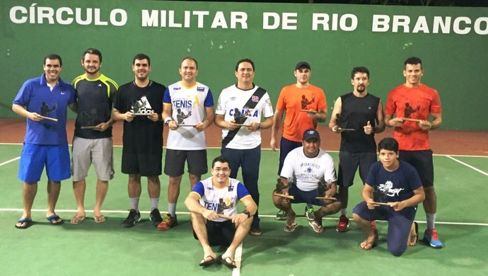 Campeões da 2ª etapa do Circuito Acreano de Tênis (Foto: Divulgação/Fact)