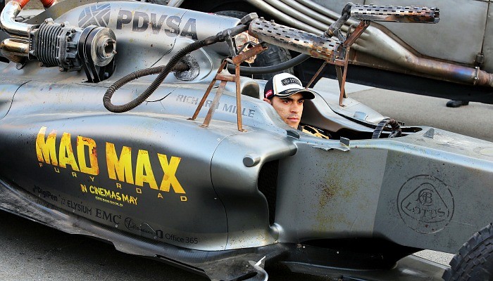 Lotus filme Mad Max Pastor Maldonado