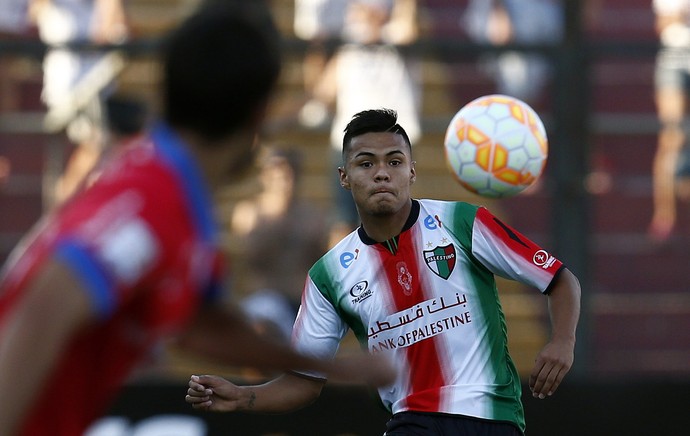 Paulo Diaz, Palestino x Nacional-URU (Foto: EFE)