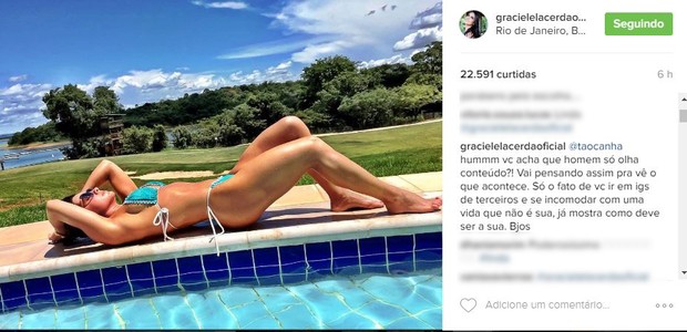 Comentários Graciele Lacerda (Foto: Reprodução / Instagram) Comentários Graciele Lacerda (Foto: Reprodução / Instagram)