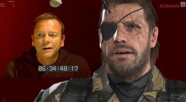 Kiefer Sutherland, o Jack Bauer de '24 Horas', é Snake em 'Metal Gear Solid V' (Foto: Divulgação/Konami)