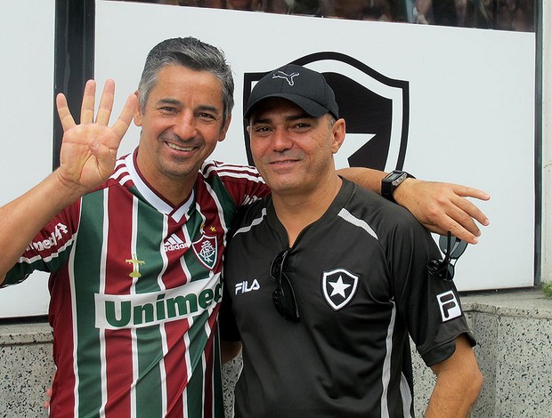 torcedores Jair fluminense Ubiracy, botafogo (Foto: Thales Soares / Globoesporte.com)