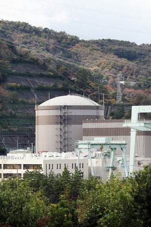 Reator 1 da usina nuclear Tsuruga, em Fukui, em foto de 1º de dezembro de 2012 (Foto: AFP)